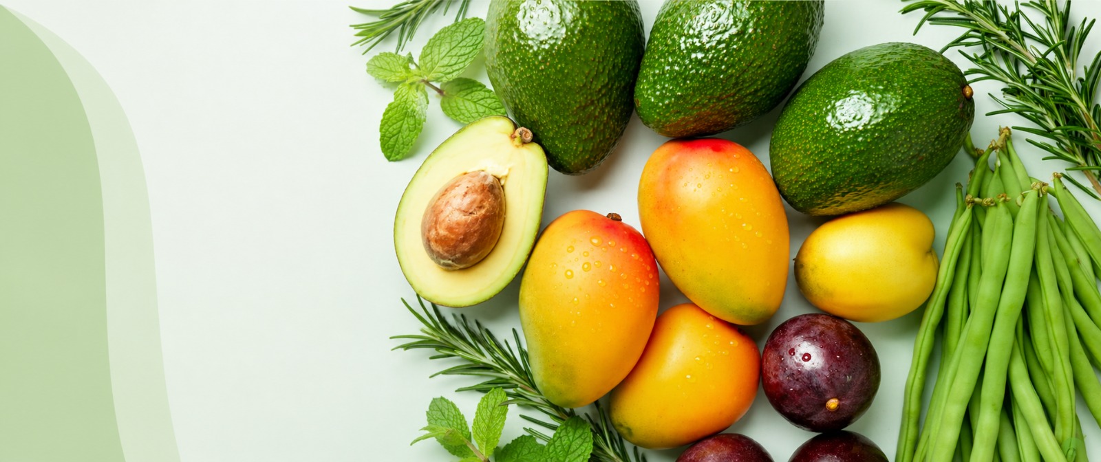 Fresh Kenyan Produce - Avocados, Mangoes, French Beans, Herbs